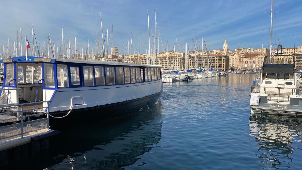 Escale Marseillaise, Grand T2 Calme, Pres Du Vieux Port Pour 2 A 4 Personnes, Nettoyage Rigoureux Marselha Exterior foto