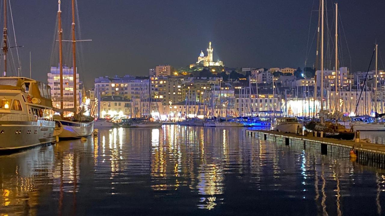Escale Marseillaise, Grand T2 Calme, Pres Du Vieux Port Pour 2 A 4 Personnes, Nettoyage Rigoureux Marselha Exterior foto